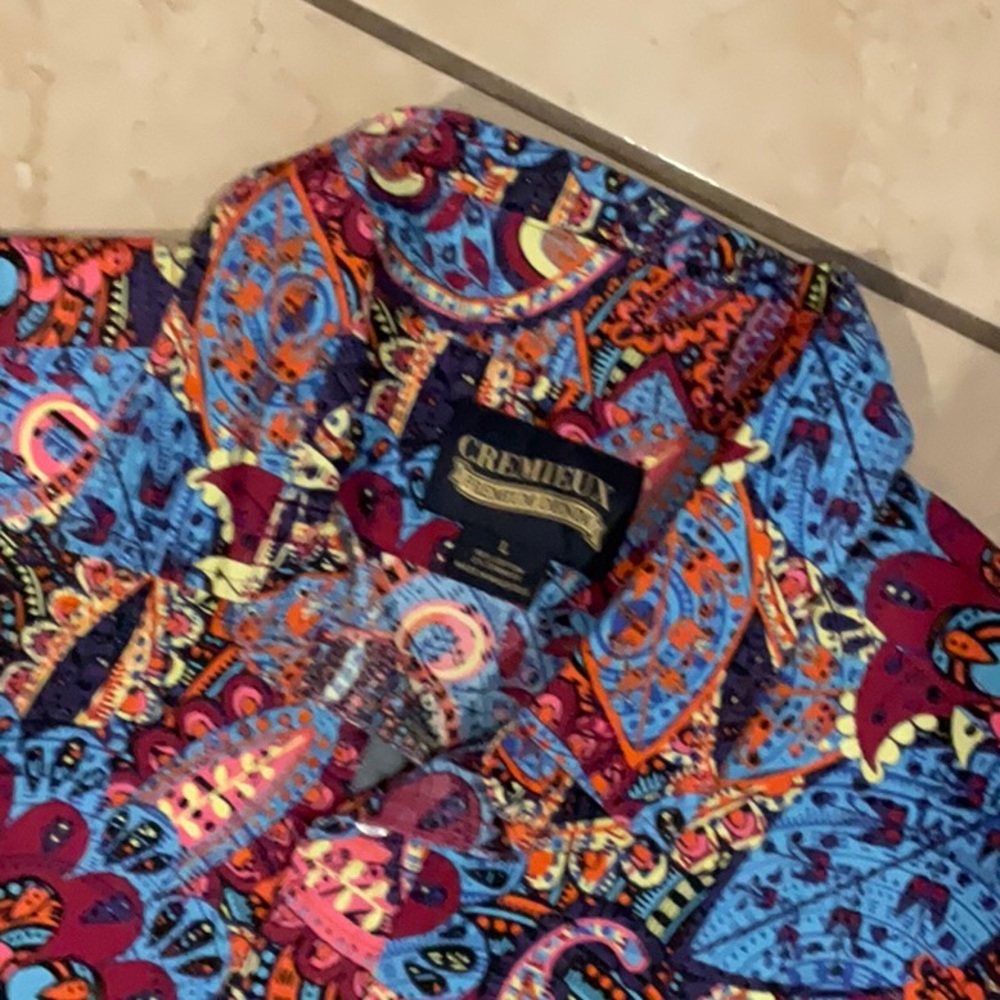 Cremieux Vibrant Paisley Button Down Shirt